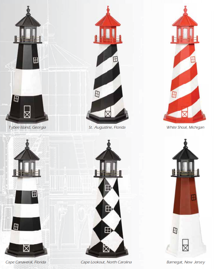 Replicated Lighthouses Poly Lighthouses Port Jefferson NY
